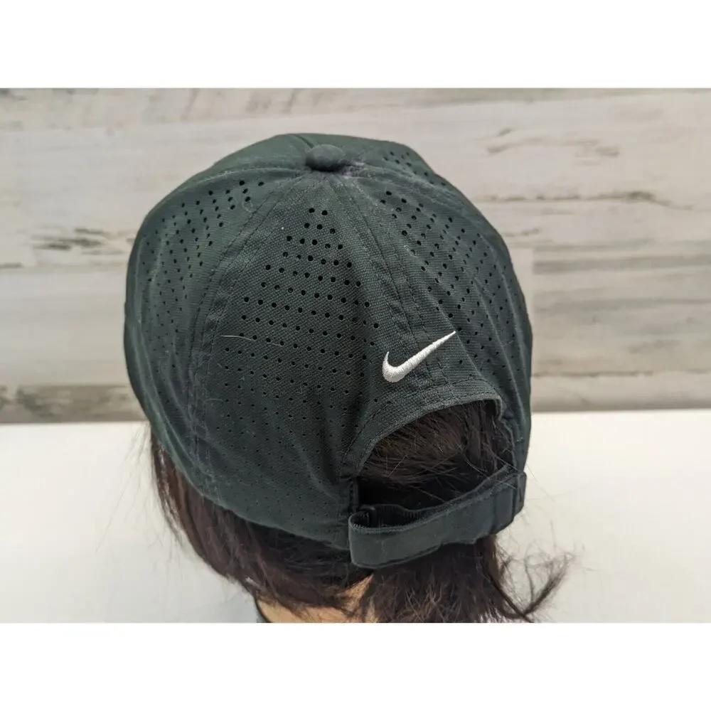 Nike Golf Black Legacy 91 Dri Fit Hot‎ Weather Polyester Baseball Cap Adult OSFA